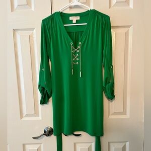 Michael Kors Vibrant Green Dress